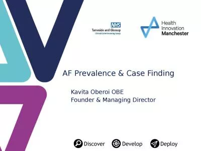 AF Prevalence & Case Finding