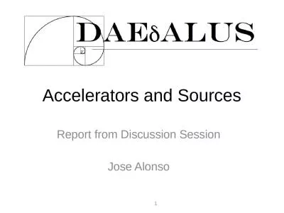 Accelerators and Sources