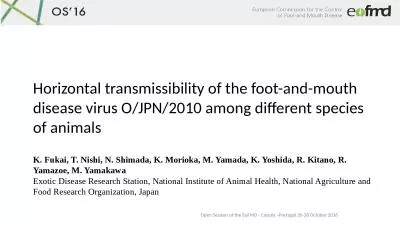 Horizontal transmissibility of the foot-and-mouth disease virus O/JPN/2010 among different species