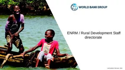 ENRM / Rural Development Staff directorate