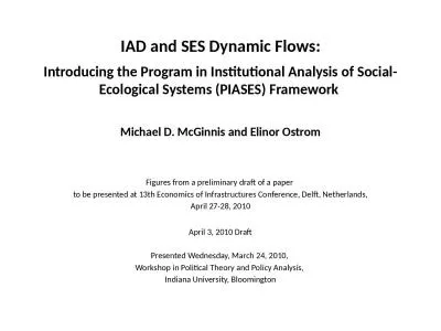 IAD and SES Dynamic Flows: