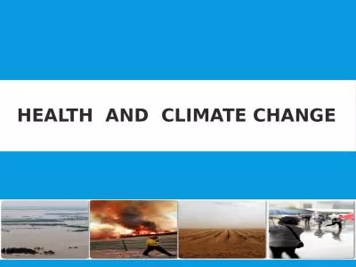 Health  and  Climate Change