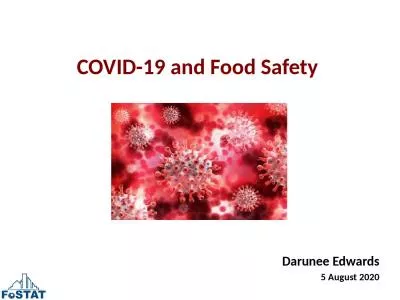 COVID-19 and Food Safety
