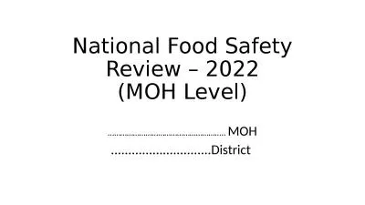 National Food  Safety Review