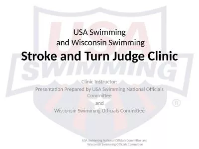 USA Swimming  and Wisconsin Swimming