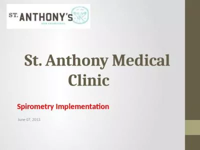 St. Anthony Medical                 Clinic
