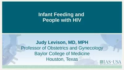 Infant Feeding and  People with HIV
