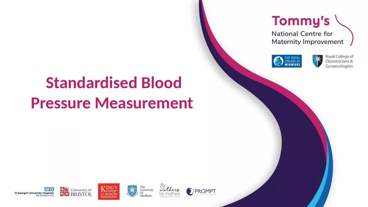 Standardised   Blood Pressure Measurement