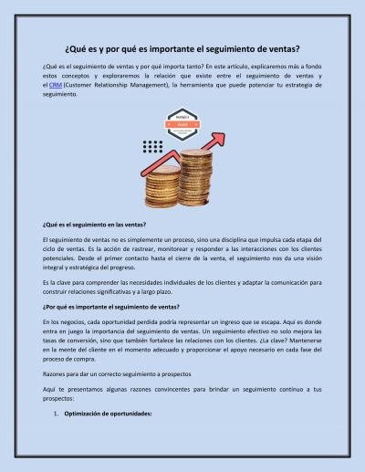 ¿Qué es y por qué es importante el seguimiento de ventas?