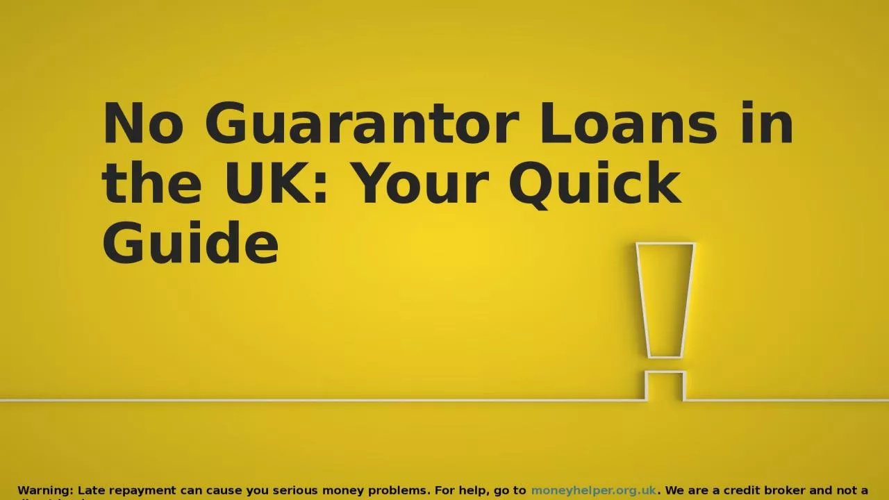 Get No Guarantor Loans Online | Same Day Decision | Clixcredits