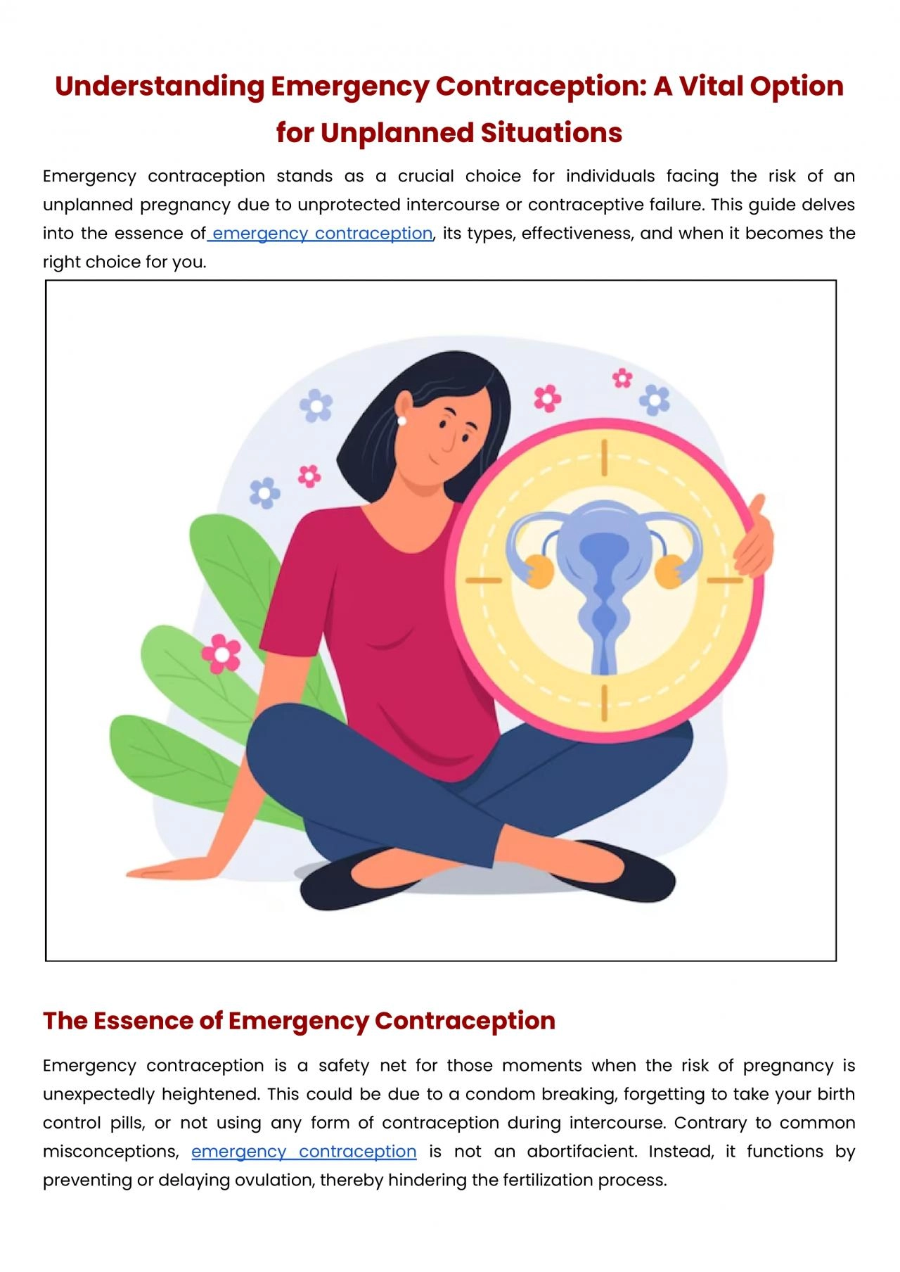 Understanding Emergency Contraception: A Vital Option for Unplanned Situations