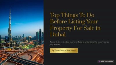 Pre-Sale Strategies for Listing Your Property in Dubai\'s Market