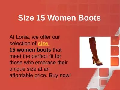 Size 15 Women Boots