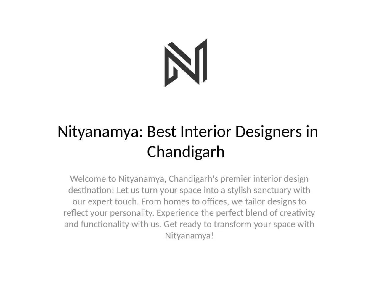 Best Interior Designers in Chandigarh | Nityanamya