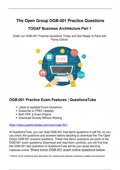 Updated OGB-001 Exam Questions - Your Preparation Solution to Achieve Success