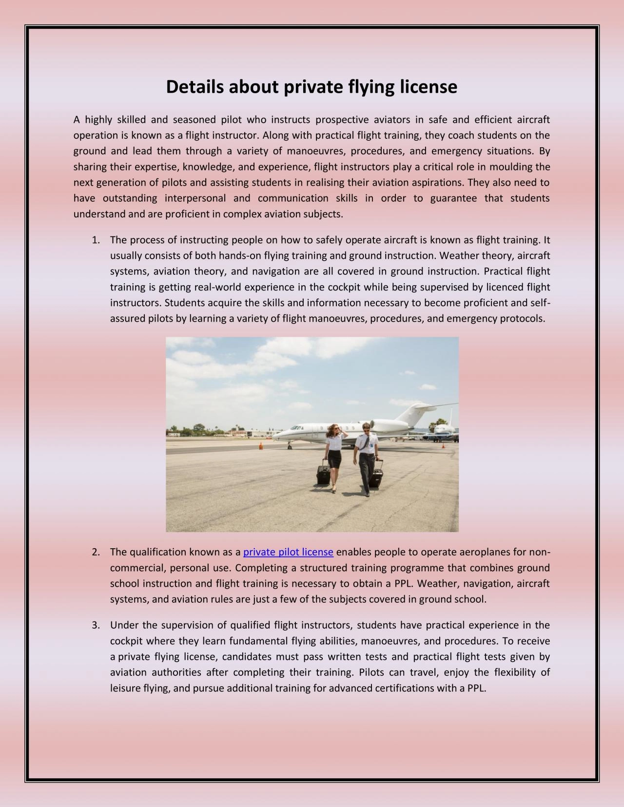 PDF-Details about private flying license