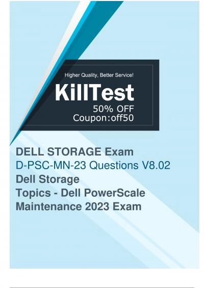 DELL EMC D-PSC-MN-23 Exam Questions (2024) for Thorough Preparation