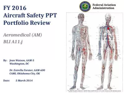 FY 2016  Aircraft Safety PPT  Portfolio Review