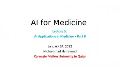 AI for Medicine  Lecture 5: