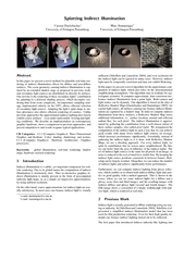 PDF-SplattingIndirectIlluminationCarstenDachsbacherUniversityofErlangen-N