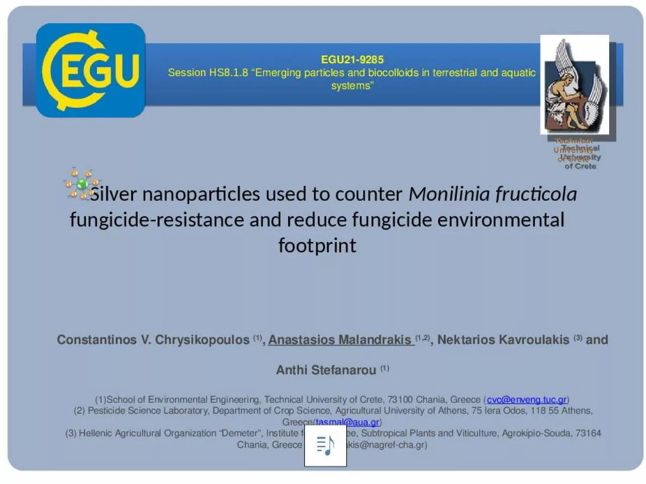 PPT-Silver nanoparticles used to counter