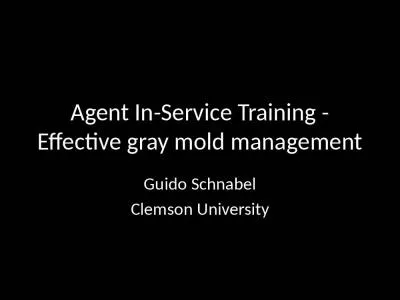 Agent In-Service Training -