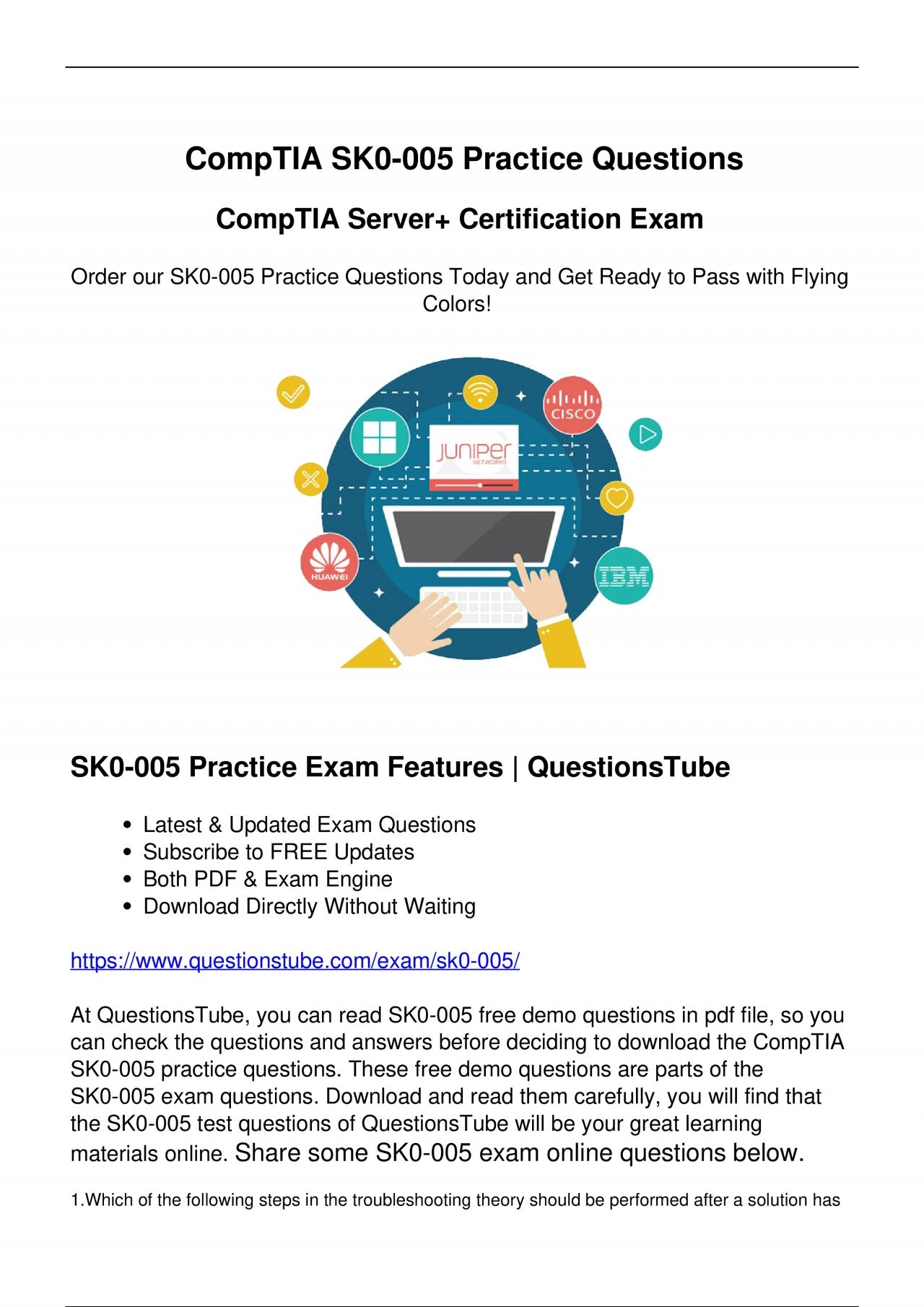CompTIA SK0-005 Practice Questions - Pass Your SK0-005 Exam Swiftly