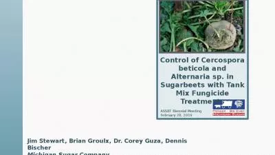 Control of Cercospora  beticola