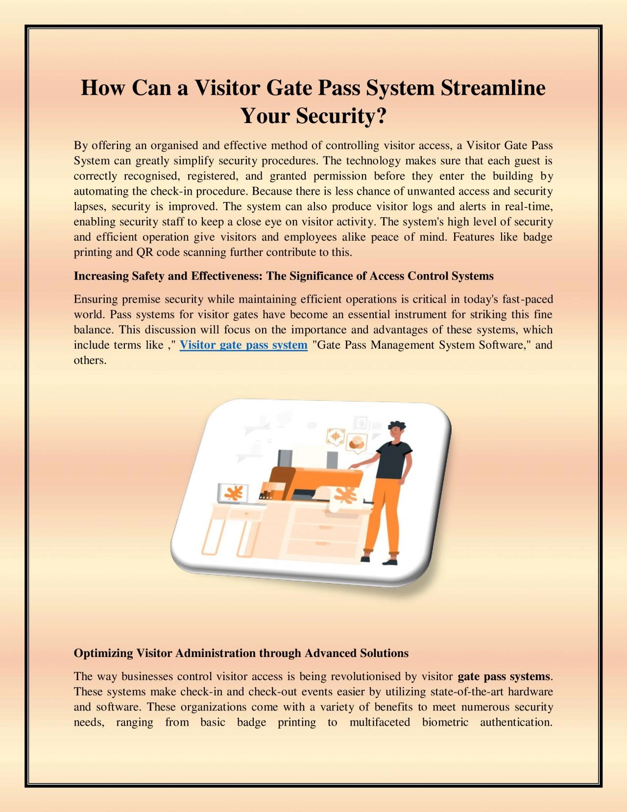 PDF-How Can a Visitor Gate Pass System Streamline Your Security?