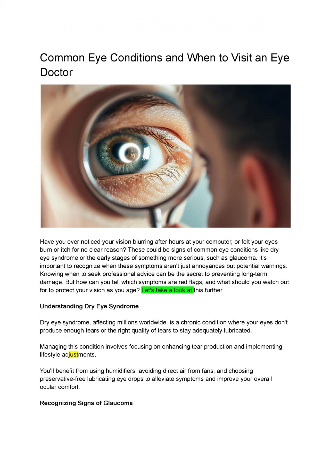 PDF-When to Visit an Eye Doctor