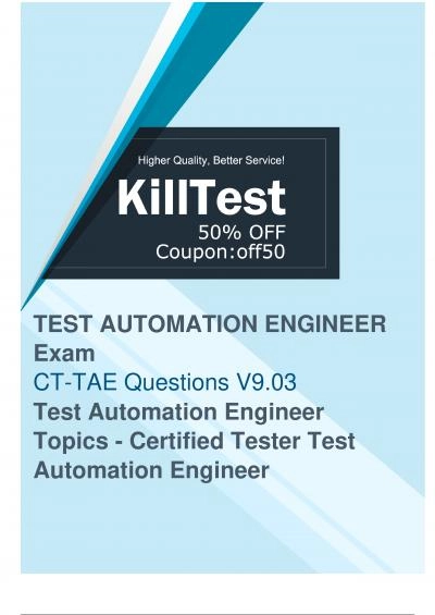 Comprehensive CT-TAE Study Guide - Demand for ISTQB CT-TAE Exam Preapration