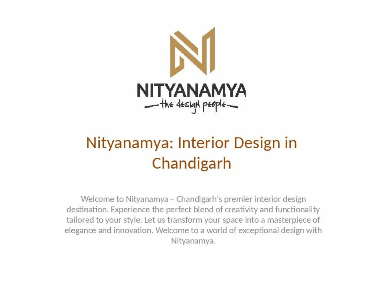 PPT-Nityanamya: Interior Design in Chandigarh