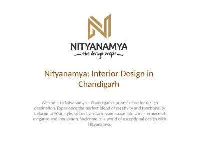 Nityanamya: Interior Design in Chandigarh