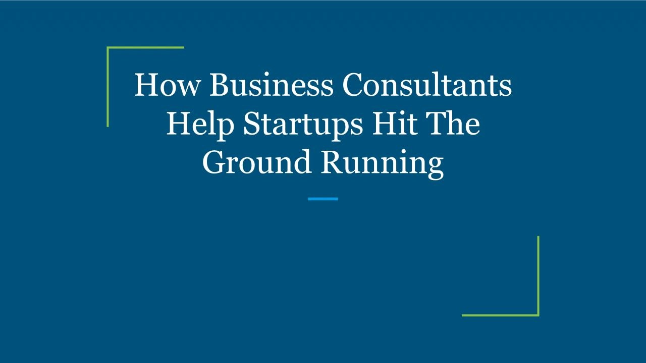 PDF-How Business Consultants Help Startups Hit The Ground Running