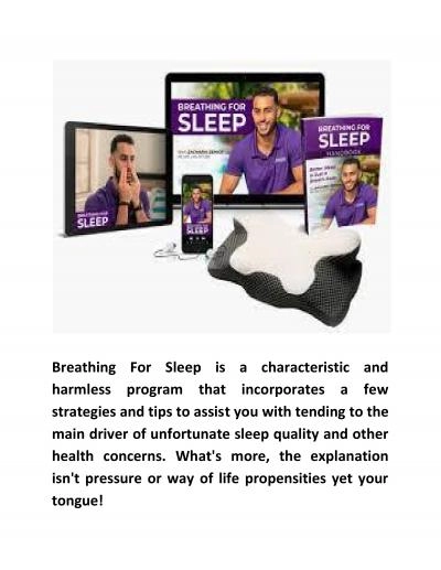 Breathing For Sleep™ PDF eBook by  Zach Zenios