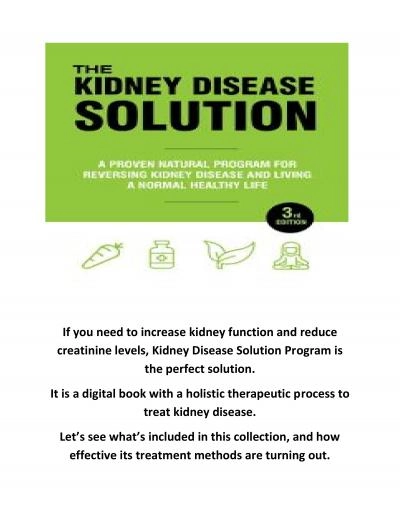 The Kidney Disease Solution™ eBook PDF