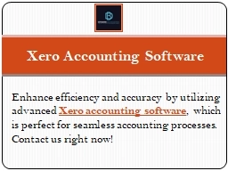 Xero Accounting Software