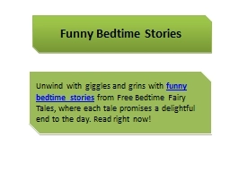 Funny Bedtime Stories