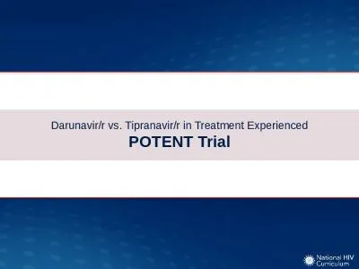 Darunavir/r vs. Tipranavir/r in Treatment Experienced