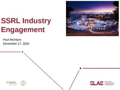 SSRL Industry  Engagement