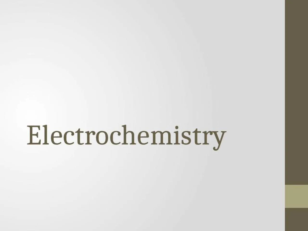 PPT-Electrochemistry homework