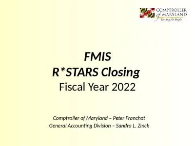 FMIS R*STARS Closing  Fiscal Year 2022