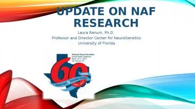 Update  on NAF Research Laura