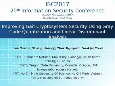 Improving Gait Cryptosystem Security Using Gray Code Quantization and Linear Discriminant Analysis