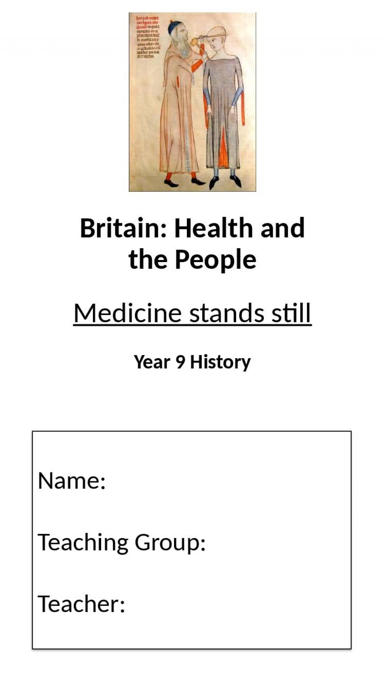 PPT-Britain: Health and the People