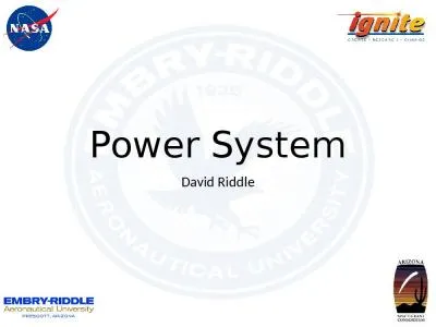 Power System David Riddle