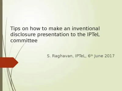 Tips on how to make an  inventional