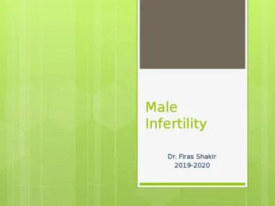 Male Infertility Dr.  Firas