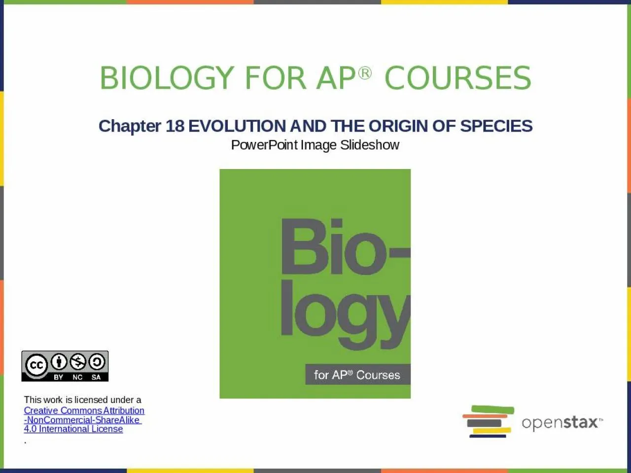 PPT-BIOLOGY for AP ® Courses