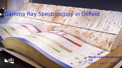 Gamma Ray Spectroscopy in Oilfield